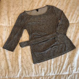 🖤ANN TAYLOR Black and white blouse🖤